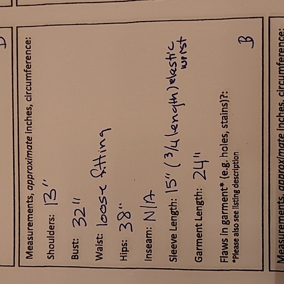 Gentle Fawn Black Cut Out Scallop Black Silver Metallic Blouse 3/4 Sleeves - Picture 9 of 10